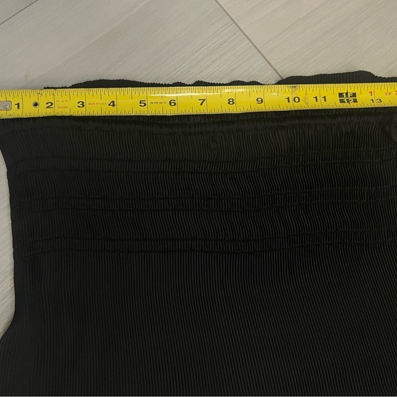 Rachel Zoe Women's Maxi Skirt Black Pleated  Sz M - Picture 8 of 8